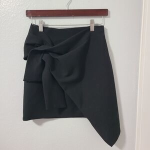 Zara Elegant Black Asymetrical Women's Skirt